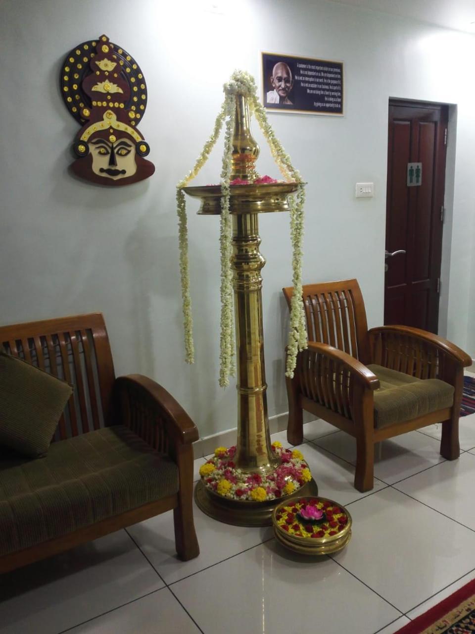 Bed and Breakfast Pavithram Residency Kollam Exteriér fotografie